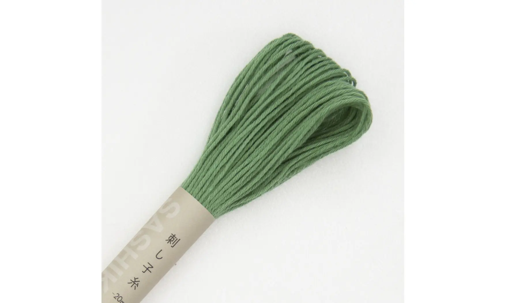 Fil Sashiko Vert 20m