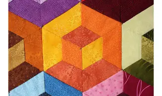 Trio de tissus - Jaune orange