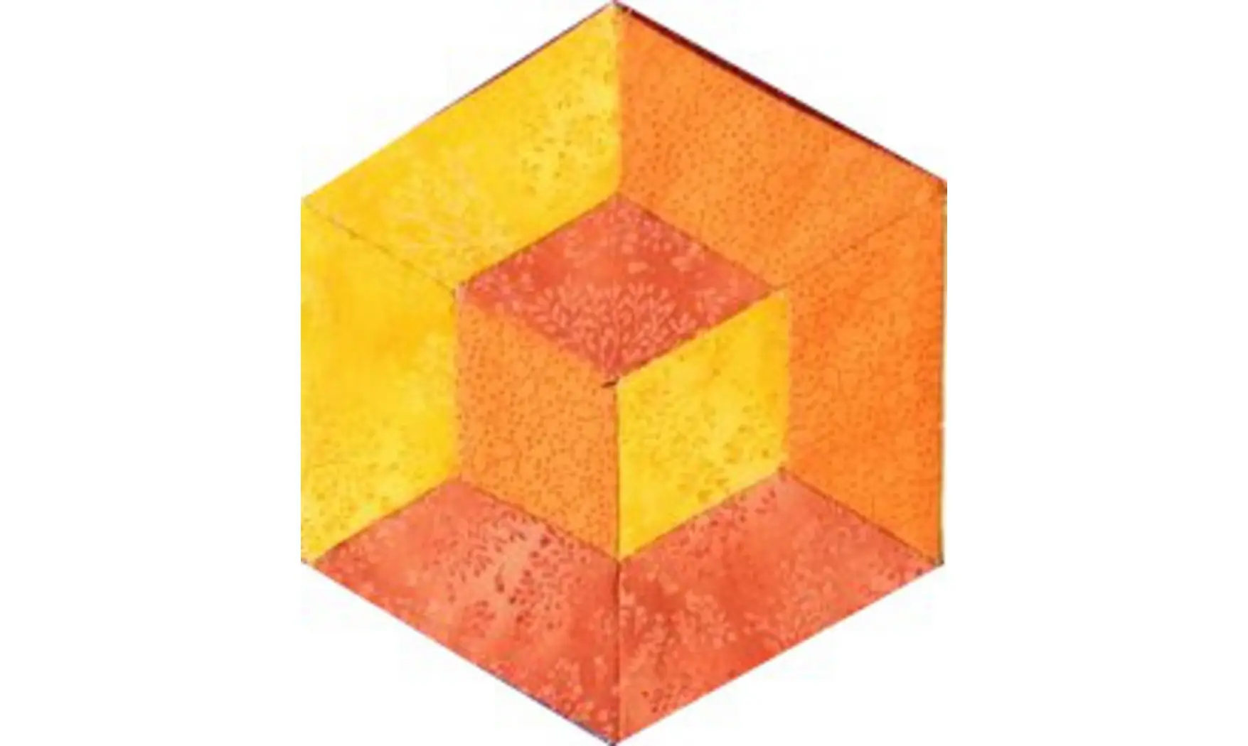 Trio de tissus - Jaune orange