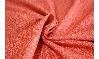 Tissu saumon ton sur ton