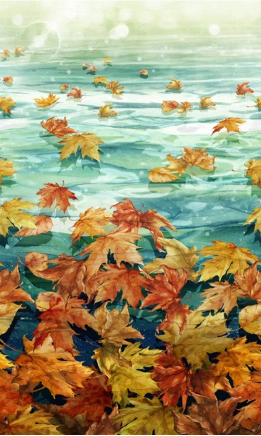 Panneau brise d'automne