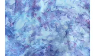 Batik bleu reflets violets