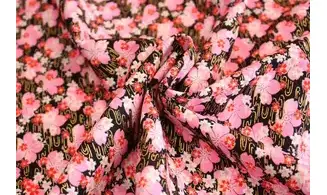 Tissu japonais Naka petites fleurs