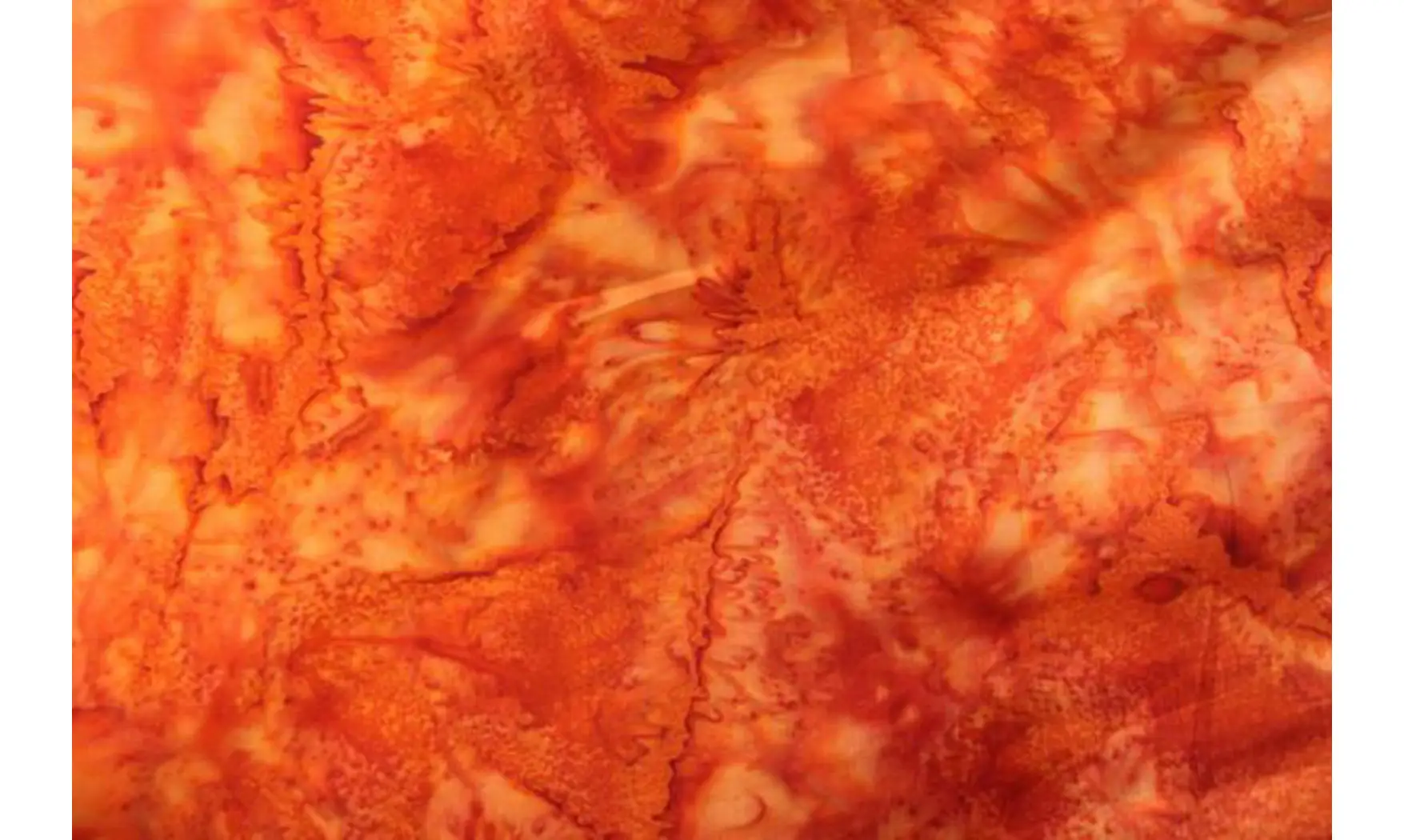 Batik orange rouille