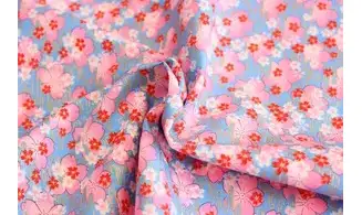 Tissu japonais Naka petites fleurs