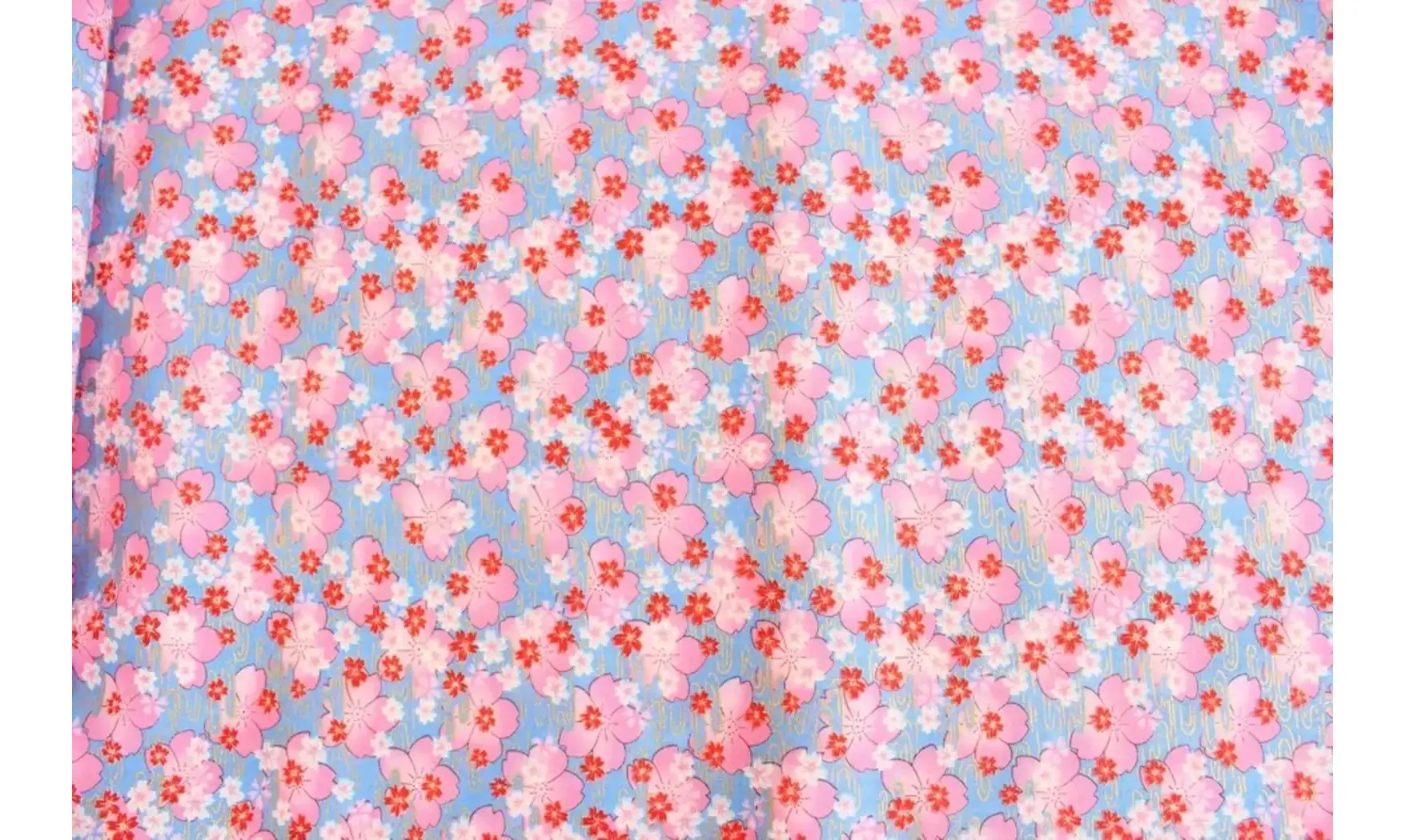 Tissu japonais Naka petites fleurs