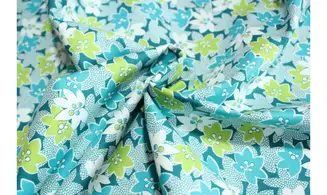 Tissu Mimosa fleurs graphiques