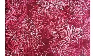 Batik bordeaux ramage