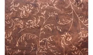 Batik marron herbacées