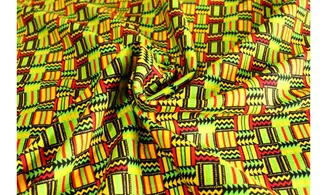 Tissu Kenta graphismes d'Afrique