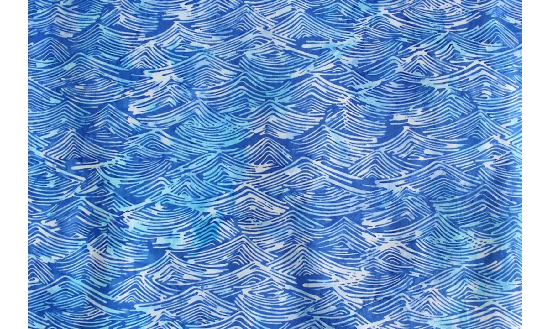 Batik vagues bleues