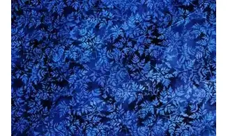 Batik feuillage de nuit