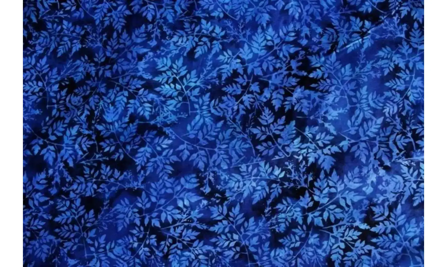 Batik feuillage de nuit
