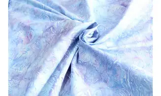 Batik bleu violet nervures