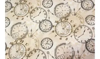 Tissu pour être à l'heure !