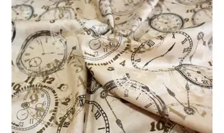 Tissu pour être à l'heure !