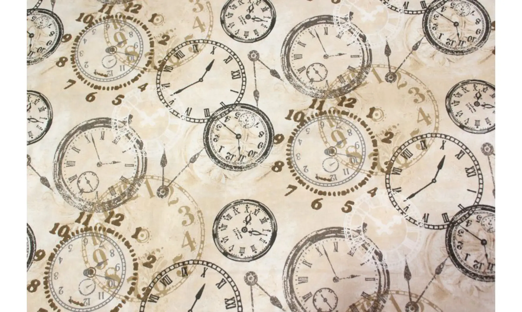 Tissu pour être à l'heure !