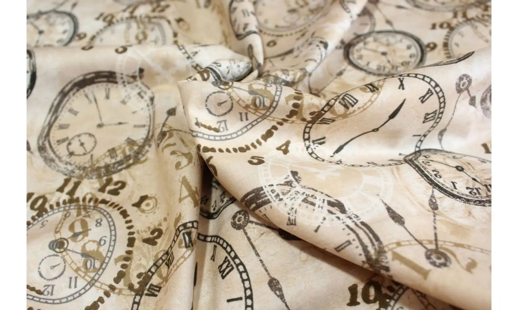 Tissu pour être à l'heure !