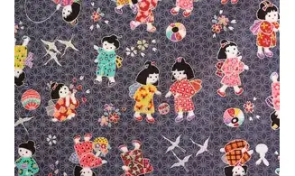 Tissu japonais Naka enfants