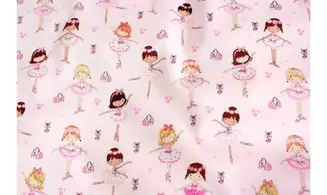 Tissu danseuses pailletées