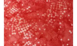 Batik rose saumons cubes