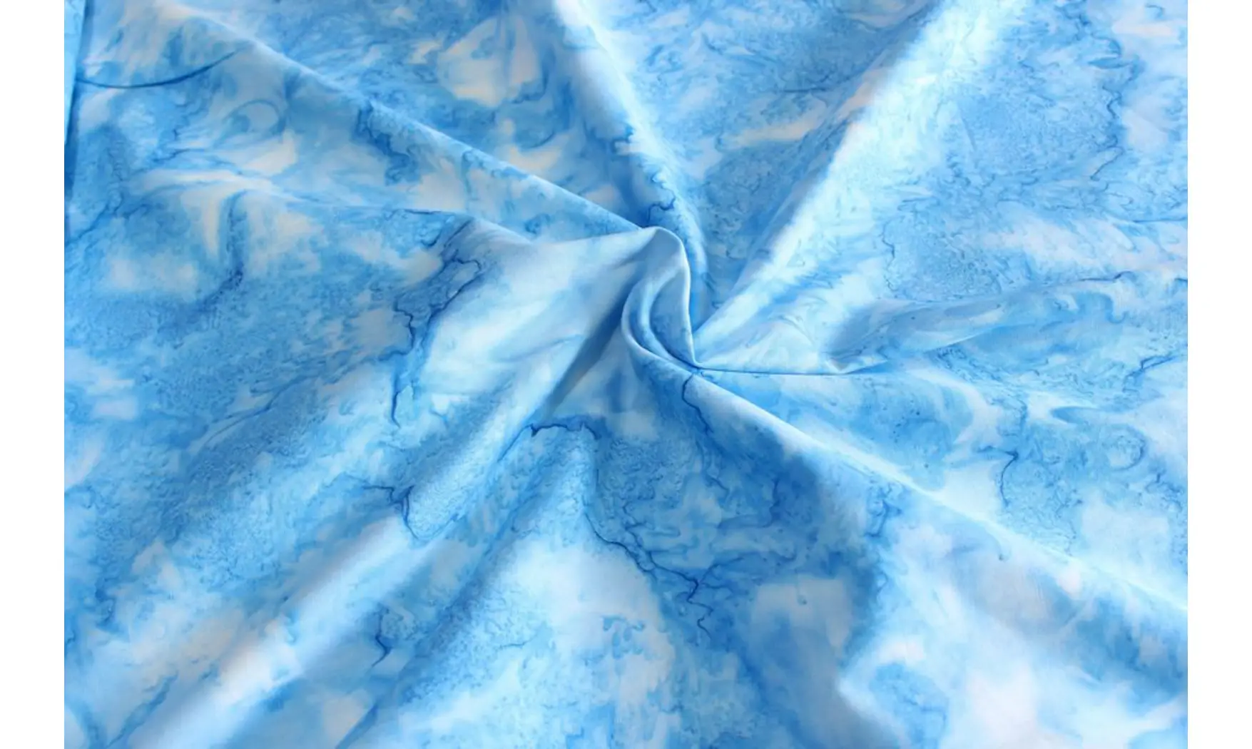 Batik bleu reflets blancs Azure