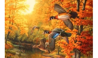 Panneau Vol d'automne