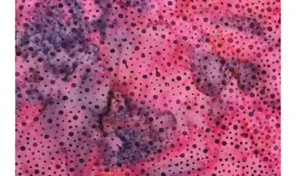 Batik fushia violet pointillisme
