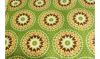 Tissu poules en rond