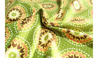 Tissu poules en rond