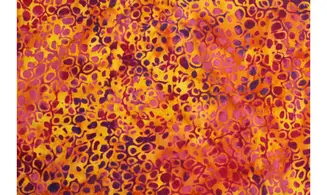 Batik rose orangé