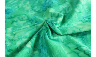 Batik vert d'eau feu