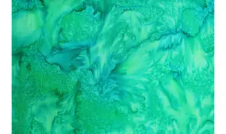 Batik vert d'eau feu