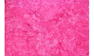 Batik rose fleurs des champs