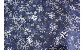 Tissu frosty snowflake