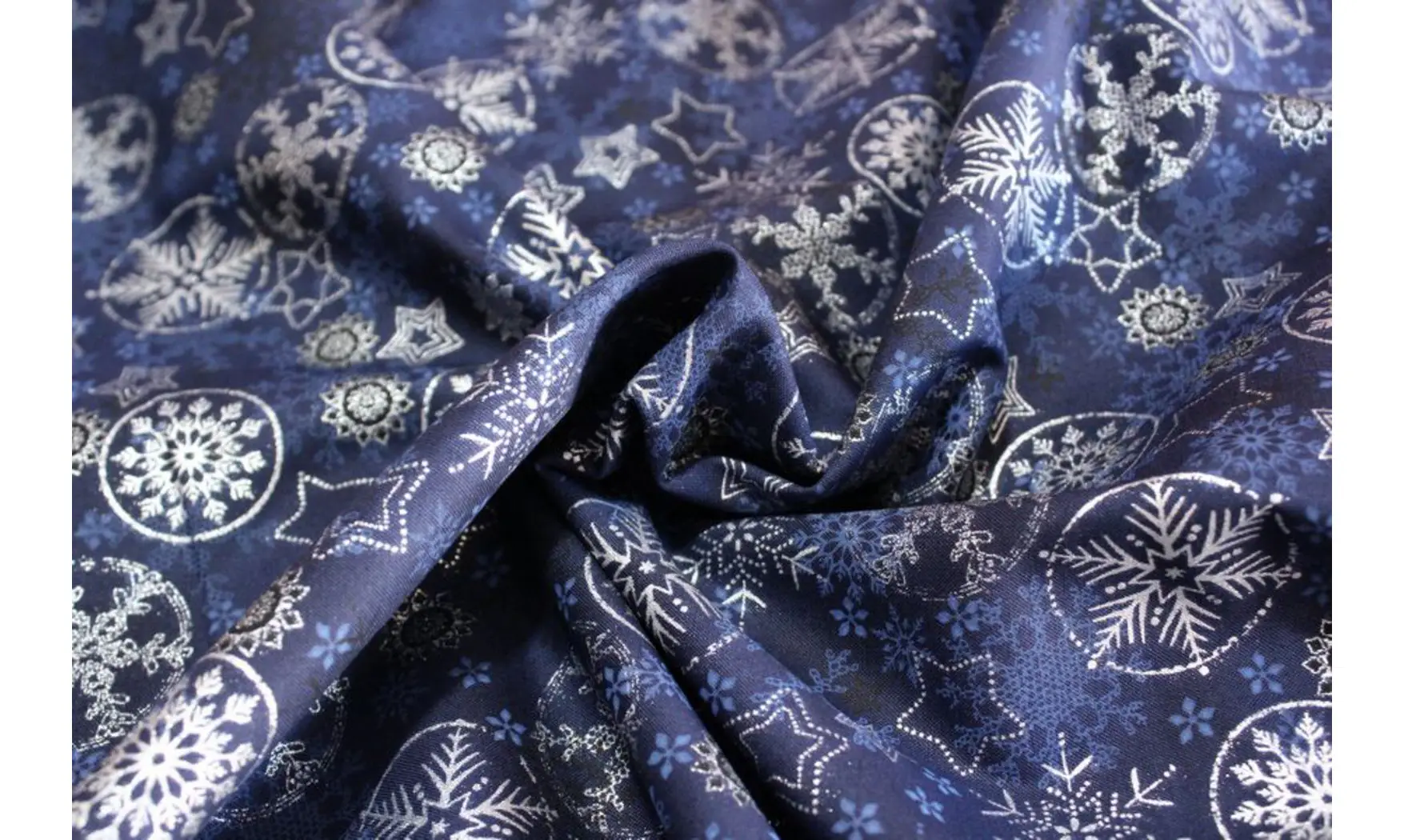 Tissu frosty snowflake