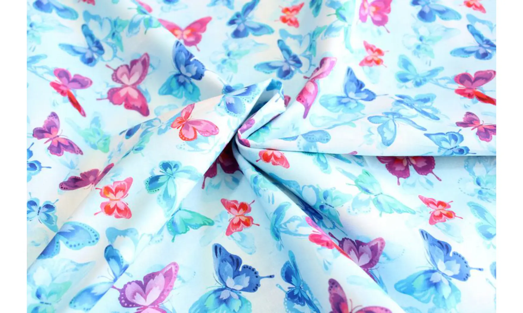 Tissu papillons de lumière