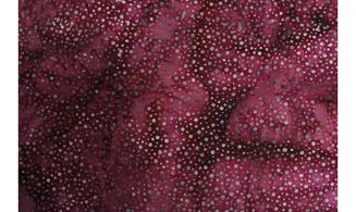 Batik violet pointillisme tons verts