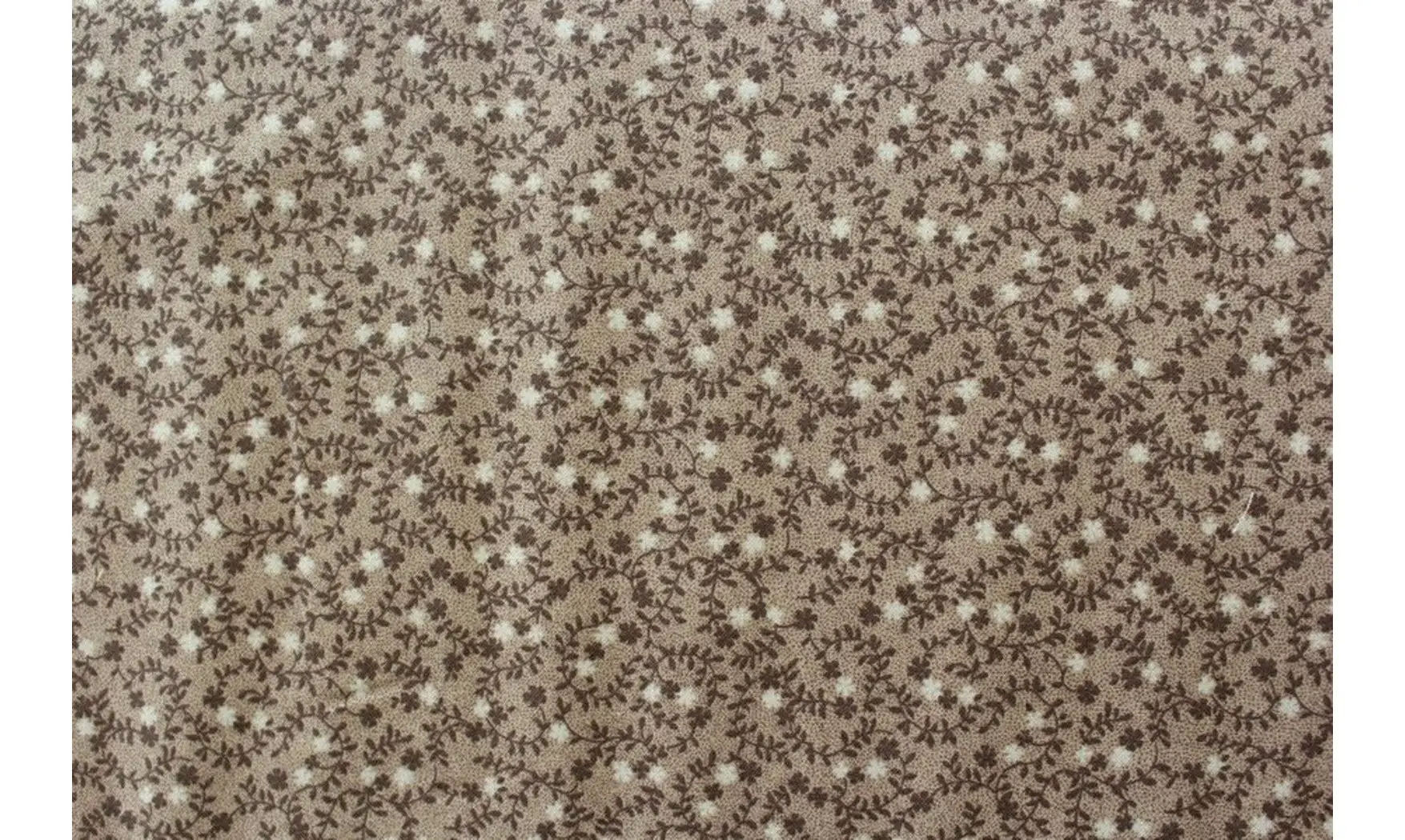 Tissu Lecien marron fleurettes