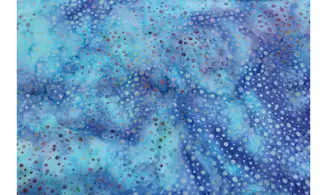 Batik bleu violet pointillisme