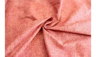 Tissu rose moucheté blanc Mélange