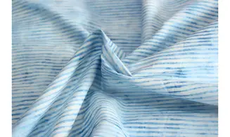 Batik lignes bleutées