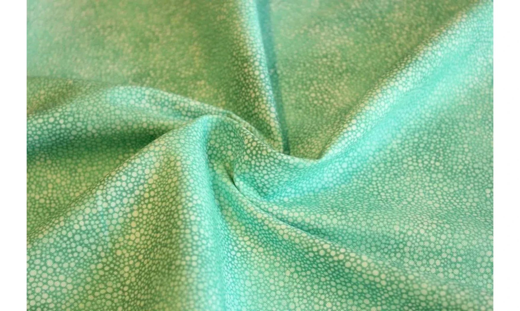 Tissu bubbles menthe