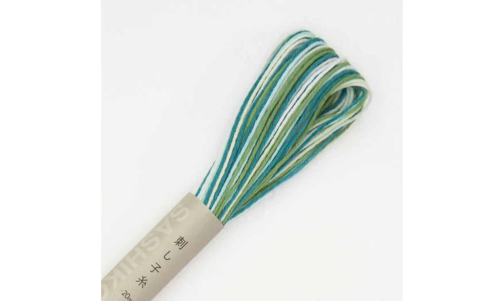 Fil Sashiko multi vert 20m