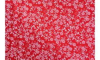 Tissu Scarlet petites fleurs