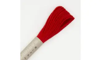 Fil Sashiko uni Rouge 20m