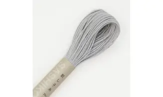 Fil Sashiko uni Gris 20m