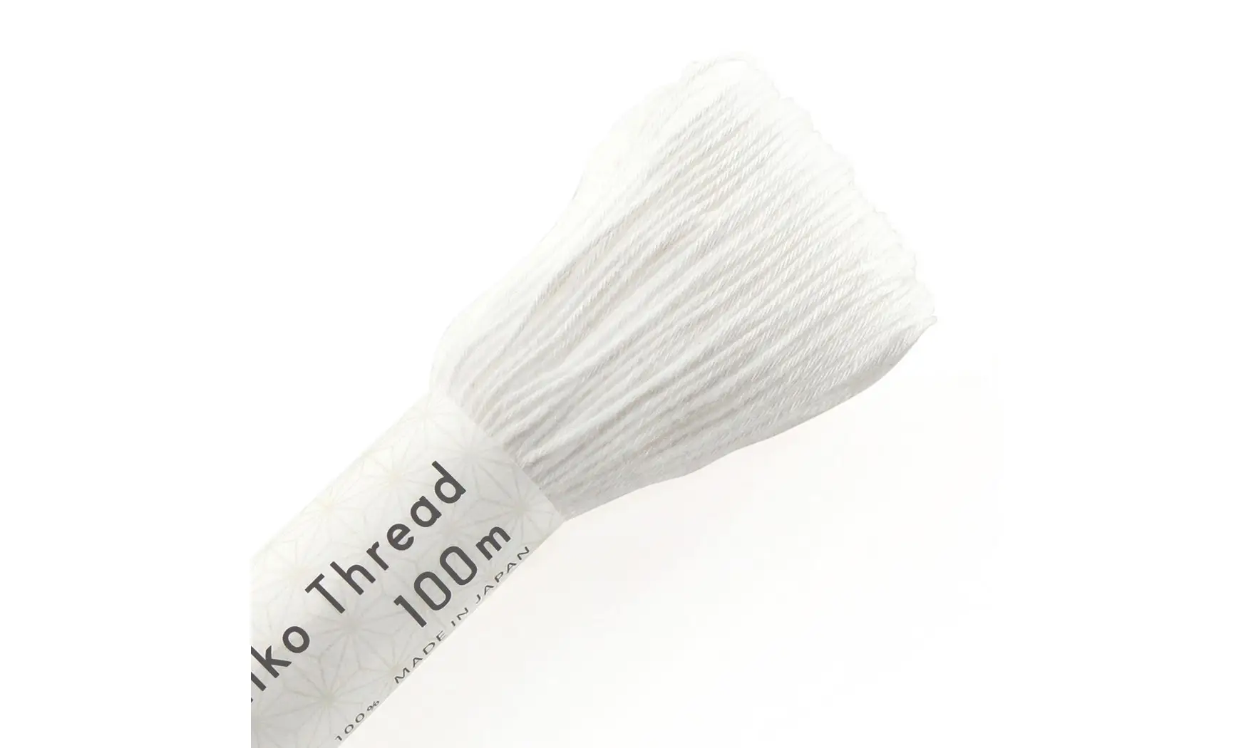 Fil Sashiko uni Blanc 100m