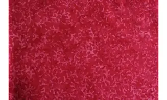 Batik rose feuillages