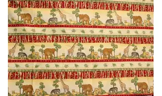 Tissu bandes d'Afrique